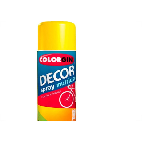 Spray Colorgin Decor Amarelo 360Ml 8591 Spray Colorgin Decor Amarelo 360Ml 8591