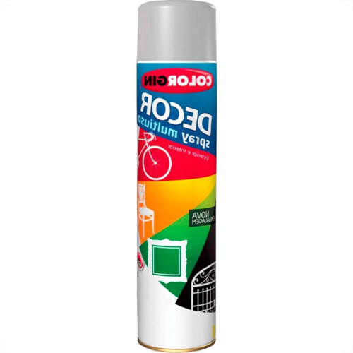 Spray Colorgin Decor Cinza 360Ml 8651 Spray Colorgin Decor Cinza 360Ml 8651