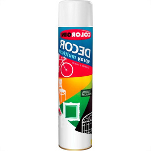 Spray Colorgin Decor Branco Fosco 360Ml 8841