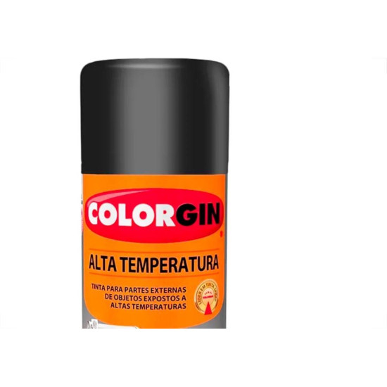 Spray Colorgin Alta Temperatura Preto 300Ml 5722 Spray Colorgin Alta Temperatura Preto 300Ml 5722