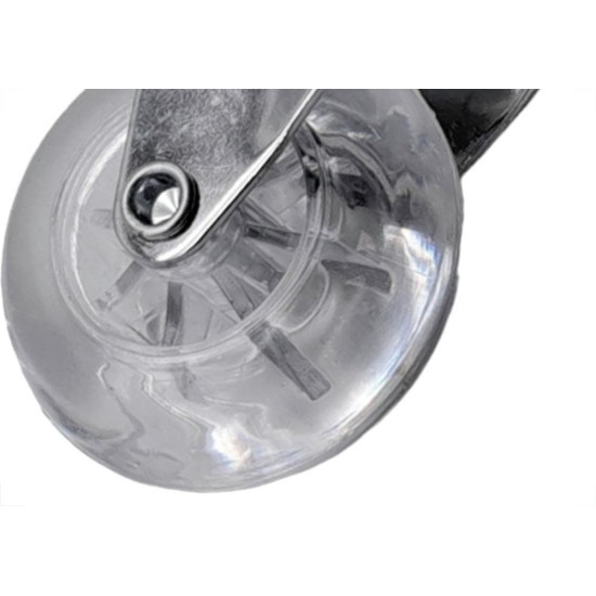 Rodizio Silicone Jomarca Base Giratoria Sem Trava 50Mm Rodizio Silicone Jomarca Base Giratoria Sem Trava 50Mm