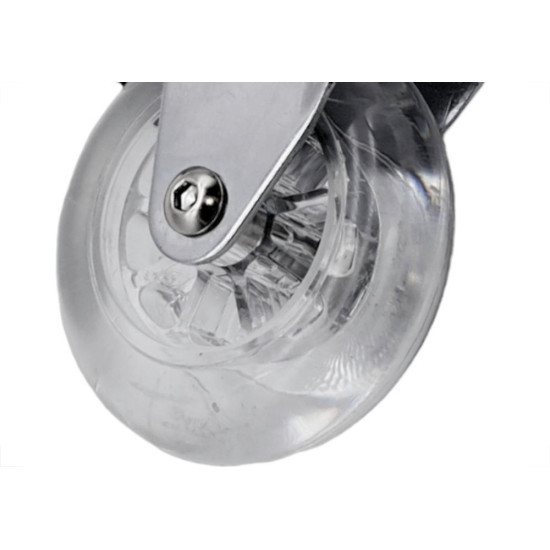 Rodizio Silicone Jomarca Base Giratoria Com Trava 75Mm Rodizio Silicone Jomarca Base Giratoria Com Trava 75Mm