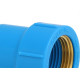 Luva Azul Com Bucha Latao Krona 25Mm X 3/4'' - Kit C/20 Pecas