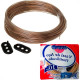 Varal De Aco Revestido Pvc Unifio 1,65Mm Com 10M - Kit C/12 Pecas Varal De Aco Revestido Pvc Unifio 1,65Mm Com 10M - Kit C/12 Pecas