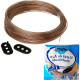 Varal De Aco Revestido Pvc Unifio 1,65Mm Com 15M - Kit C/12 Pecas Varal De Aco Revestido Pvc Unifio 1,65Mm Com 15M - Kit C/12 Pecas