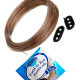 Varal De Aco Revestido Pvc Unifio 1,65Mm Com 15M - Kit C/12 Pecas Varal De Aco Revestido Pvc Unifio 1,65Mm Com 15M - Kit C/12 Pecas
