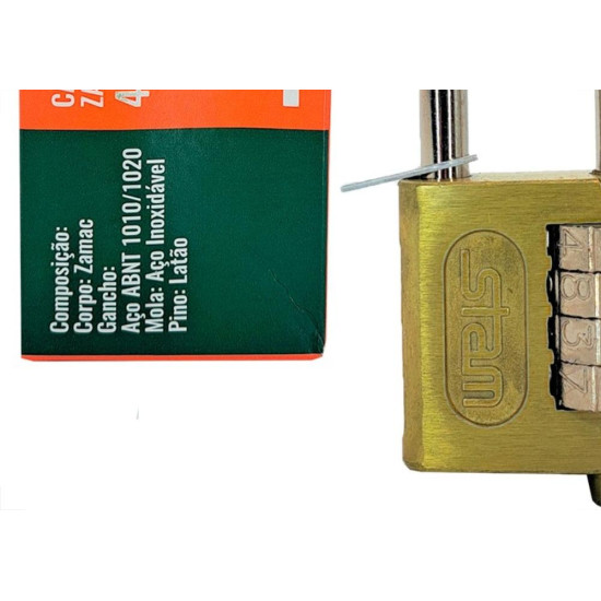 Cadeado Stam Com Segredo 40 Mm Cadeado Stam Com Segredo 40 Mm