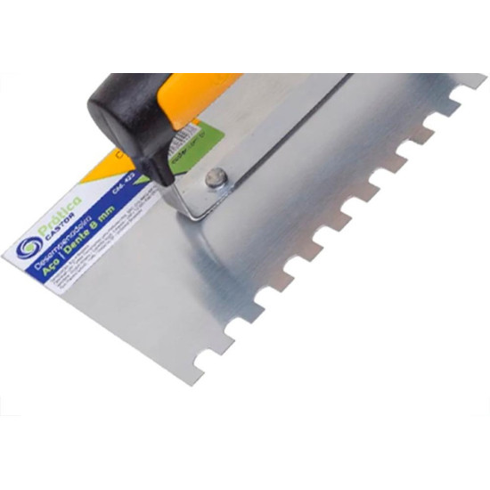 Desempenadeira Aco Castor Dentada 10 X 24Cm Pratica - 423