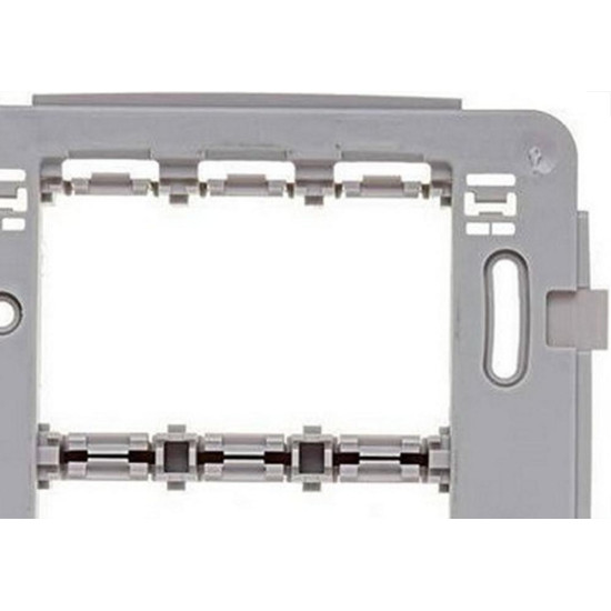 Suporte Modular Pialplus Placa 4X4 - 6 Horizontal - 12124 Suporte Modular Pialplus Placa 4X4 - 6 Horizontal - 12124