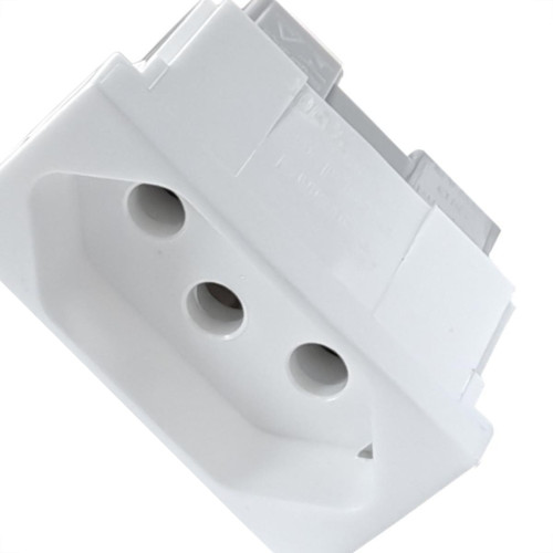 Modulo Pial Plus 1 Tomada 20A. Branco - 615060 Modulo Pial Plus 1 Tomada 20A. Branco - 615060