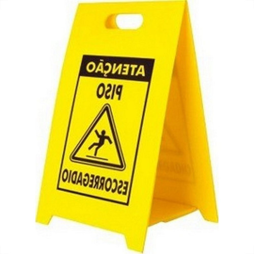 Placa De Sinalizacao Dobravel Piso Escorregadio Placa De Sinalizacao Dobravel Piso Escorregadio