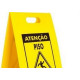 Placa De Sinalizacao Dobravel Piso Escorregadio Placa De Sinalizacao Dobravel Piso Escorregadio