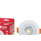 Spot Com Lampada Dicroica Led Ourolux 3W. Redondo Branco 230Lm 6400K.