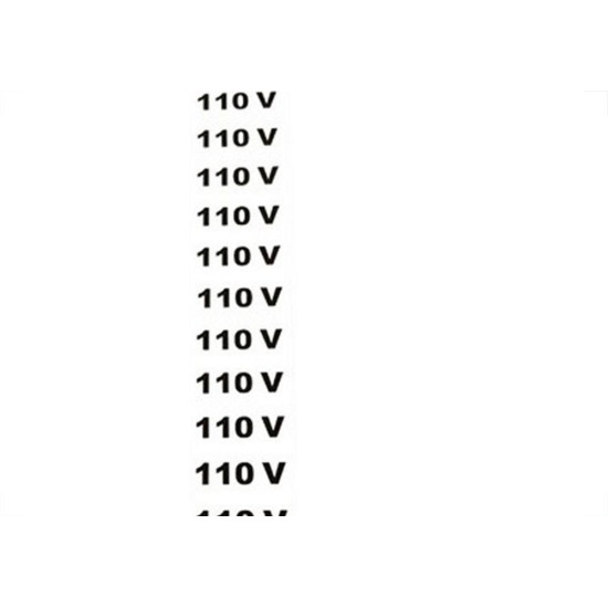 Placa Look 3,5X24Cm (110 Volts) Com16 Pecas - Kit C/5 Cartelas Placa Look 3,5X24Cm (110 Volts) Com16 Pecas - Kit C/5 Cartelas