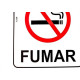 Placa Look 15X20Cm (Proibido Fumar) - Kit C/5 Pecas Placa Look 15X20Cm (Proibido Fumar) - Kit C/5 Pecas