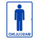 Placa Look 15X20Cm (Sanitario Masculino) - Kit C/5 Pecas Placa Look 15X20Cm (Sanitario Masculino) - Kit C/5 Pecas