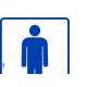 Placa Look 15X20Cm (Sanitario Masculino) - Kit C/5 Pecas Placa Look 15X20Cm (Sanitario Masculino) - Kit C/5 Pecas