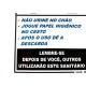 Placa Look 15X20Cm (Sanitario Masculino Educativo) - Kit C/5 Pecas Placa Look 15X20Cm (Sanitario Masculino Educativo) - Kit C/5 Pecas