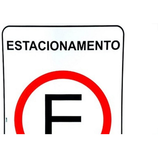 Placa Look 20X30Cm (Estacionamento Para Clientes) - Kit C/5 Pecas Placa Look 20X30Cm (Estacionamento Para Clientes) - Kit C/5 Pecas