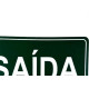 Placa Look 15X25Cm Fotoluminescente(Saida) - Kit C/5 Pecas Placa Look 15X25Cm Fotoluminescente(Saida) - Kit C/5 Pecas