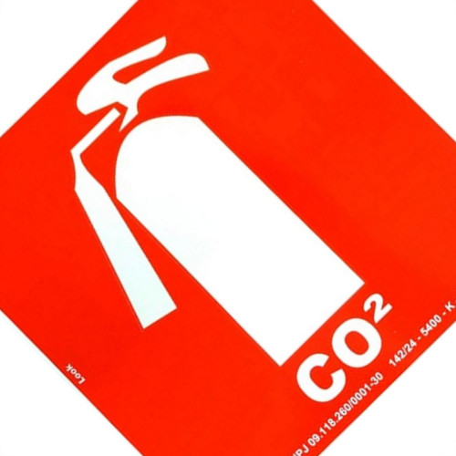 Placa Look 20X20Cm Fotoluminescente(Extintor Co2) - Kit C/5 Pecas Placa Look 20X20Cm Fotoluminescente(Extintor Co2) - Kit C/5 Pecas
