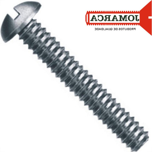 Parafuso Rosca Maquina Redonda Fenda Jomarca 5/32 X 1.1/2'' - Kit C/2 Centos