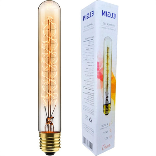 Lampada Filamento De Carbono Elgin T-30 40Wx127V. 2000K Lampada Filamento De Carbono Elgin T-30 40Wx127V. 2000K