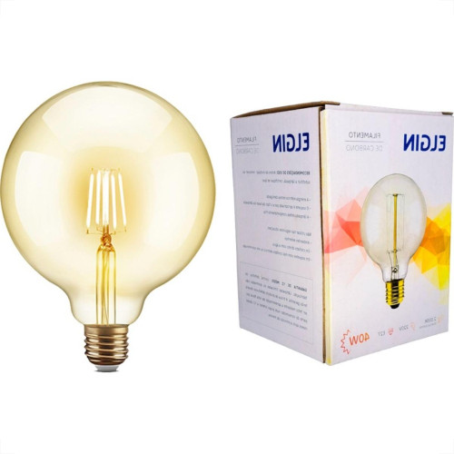 Lampada Filamento De Carbono Elgin G-95 40Wx220V. 2000K Lampada Filamento De Carbono Elgin G-95 40Wx220V. 2000K