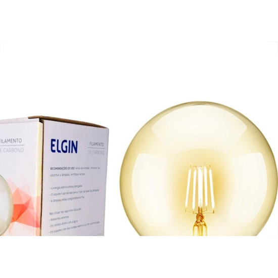 Lampada Filamento De Carbono Elgin G-95 40Wx220V. 2000K Lampada Filamento De Carbono Elgin G-95 40Wx220V. 2000K
