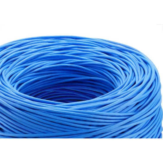 Cabo De Rede/Informatica Elgin 4 Pares Cftv Azul 305M Cabo De Rede/Informatica Elgin 4 Pares Cftv Azul 305M