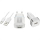 Carregador Elgin Usb Tomada + Veicular + Cabo Carregador Elgin Usb Tomada + Veicular + Cabo