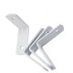 Cantoneira Para Moveis Overtime Branca Caixa Com 50 Pecas 1'' Cantoneira Para Moveis Overtime Branca Caixa Com 50 Pecas 1''