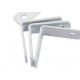 Cantoneira Para Moveis Overtime Branca Caixa Com 50 Pecas 1'' Cantoneira Para Moveis Overtime Branca Caixa Com 50 Pecas 1''