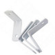 Cantoneira Para Moveis Overtime Branca Caixa Com 50 Pecas 2.1/2'' Cantoneira Para Moveis Overtime Branca Caixa Com 50 Pecas 2.1/2''