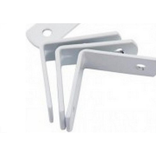 Cantoneira Para Moveis Overtime Branca Caixa Com 50 Pecas 2.1/2'' Cantoneira Para Moveis Overtime Branca Caixa Com 50 Pecas 2.1/2''