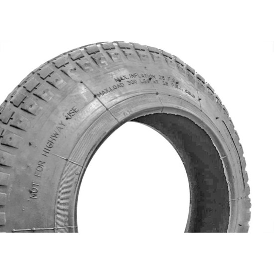 Pneu Para Carrinho Sem Camara Colson 3,25 - 8 Pneu Para Carrinho Sem Camara Colson 3,25 - 8