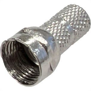 Conector Fio Coaxial Rengave Com Rosca Rg-59 Pacote Com 10 Pecas