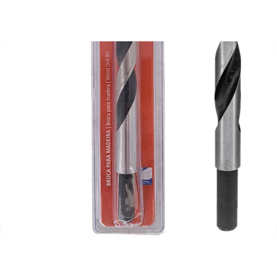 Broca Aco Carbono Madeira Tramontina 3 Pontas 13Mm - 43143/113