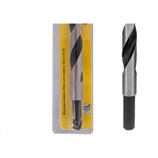 Broca Aco Carbono Madeira Tramontina 3 Pontas 14Mm - 43143/114