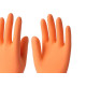 Luva Borracha Sanro Forrada Antiderrapante Plus Laranja M - Kit C/10 Pecas Luva Borracha Sanro Forrada Antiderrapante Plus Laranja M - Kit C/10 Pecas