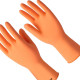 Luva Borracha Sanro Forrada Antiderrapante Plus Laranja G - Kit C/10 Pecas Luva Borracha Sanro Forrada Antiderrapante Plus Laranja G - Kit C/10 Pecas