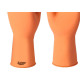 Luva Borracha Sanro Forrada Antiderrapante Plus Laranja G - Kit C/10 Pecas Luva Borracha Sanro Forrada Antiderrapante Plus Laranja G - Kit C/10 Pecas