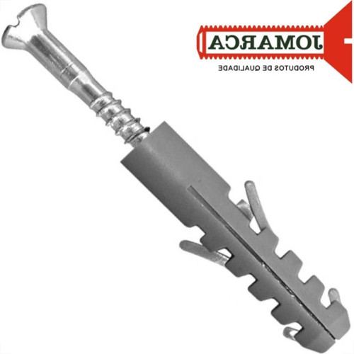 Parafuso Com Bucha 12 Cabeca Chata Reta Pacote Com 50 Pecas Jomarca (6,1 X 65Mm) Parafuso Com Bucha 12 Cabeca Chata Reta Pacote Com 50 Pecas Jomarca (6,1 X 65Mm)