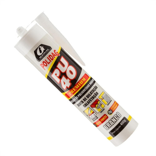 Cola Pu 40 Polidag Garin Branca 400G Cola Pu 40 Polidag Garin Branca 400G