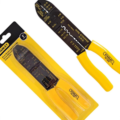 Alicate Descascador De Fios Eletricista Stanley 9'' - 84223