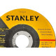 Disco Desbaste Stanley - 4.1/2''X1/4''X7/8'' - A24R-Bf