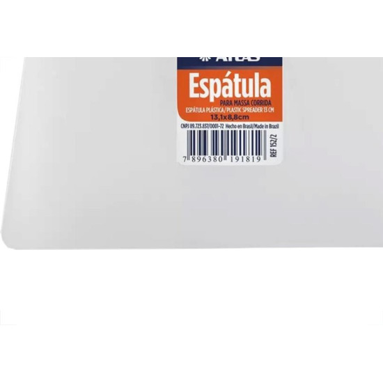 Aplicador Para Massa Atlas 13,1Cm Celuloide - Kit C/12 Pecas