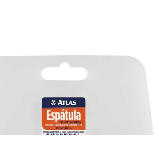 Aplicador Para Massa Atlas 13,1Cm Celuloide - Kit C/12 Pecas