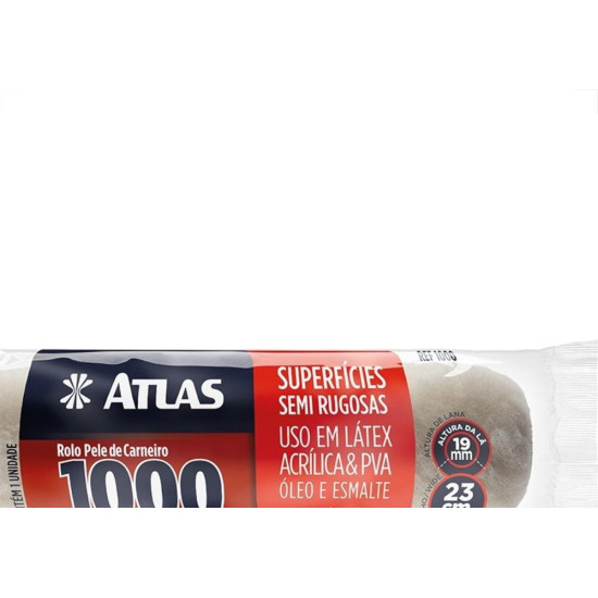 Rolo La Atlas 1000 Pele De Carneiro 23Cm