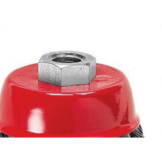 Escova De Aco Copo Para Furadeira Mtx Torcida 100Mm Escova De Aco Copo Para Furadeira Mtx Torcida 100Mm